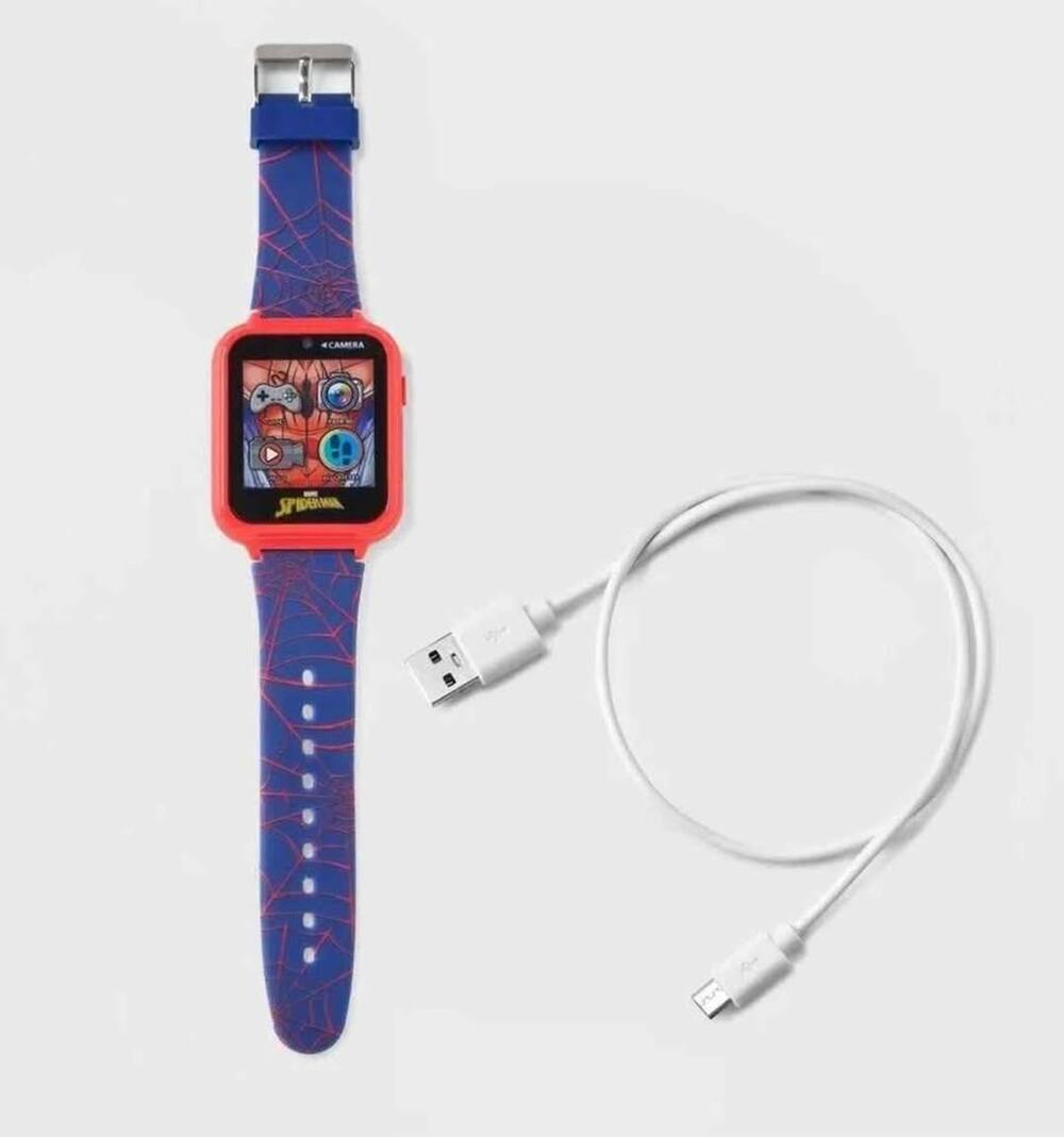 Marvel Spider-Man Kids Touch Screen Smart Watch Camera Games Fitness Tracker